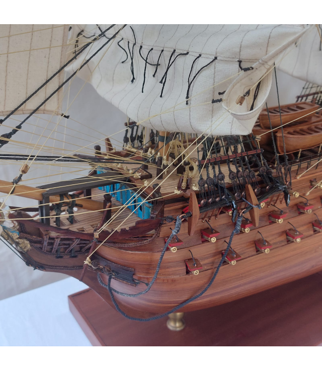 HMS Victory varnished