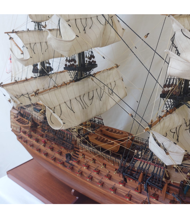 HMS Victory varnished