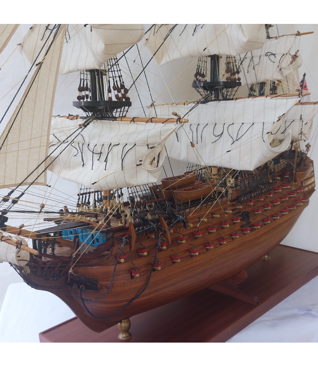 HMS Victory varnished