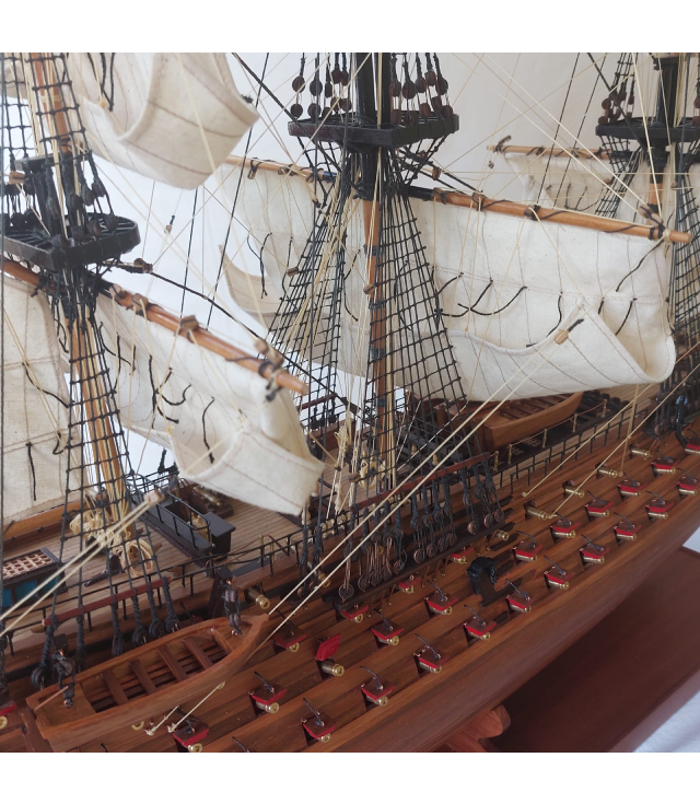 HMS Victory varnished