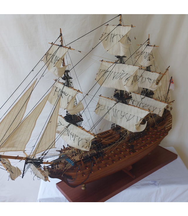 HMS Victory varnished