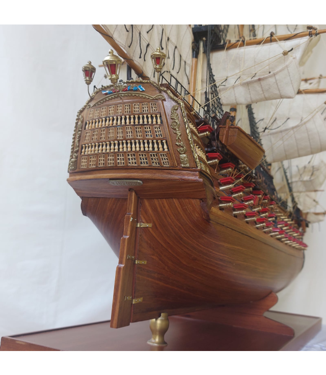 HMS Victory varnished