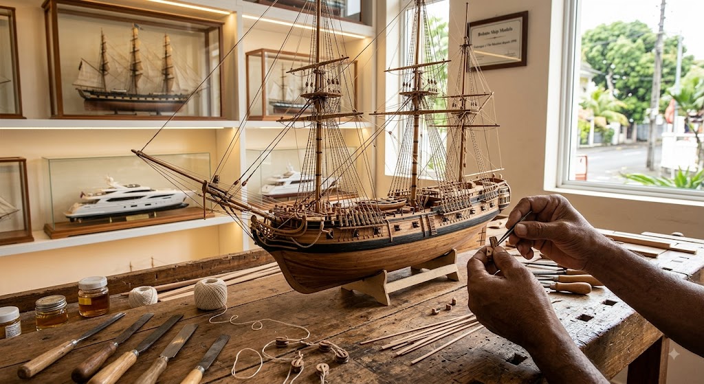 Handcrafted Ship Models in Mauritius — The Bobato Atelier