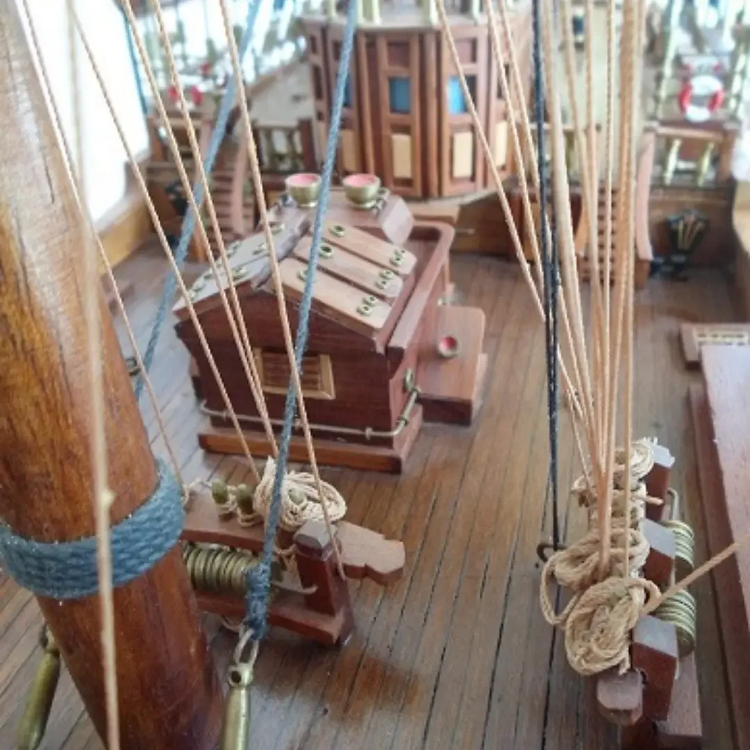 Amerigo Vespucci Ship Models Bobato Varnished Version large scale Ship inside edge view