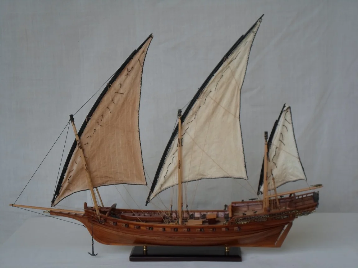 Chebec (Xebec) Handcrafted Wooden Tall Ship Models Bobato
