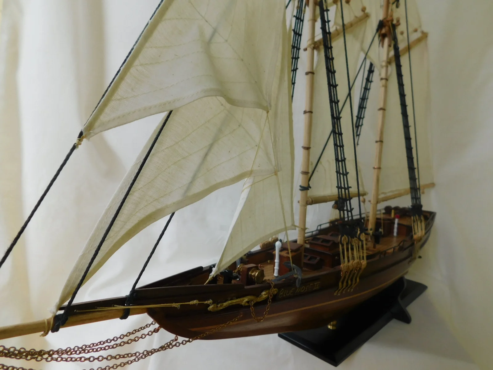 Bluenose Yacht Model Varnished Version