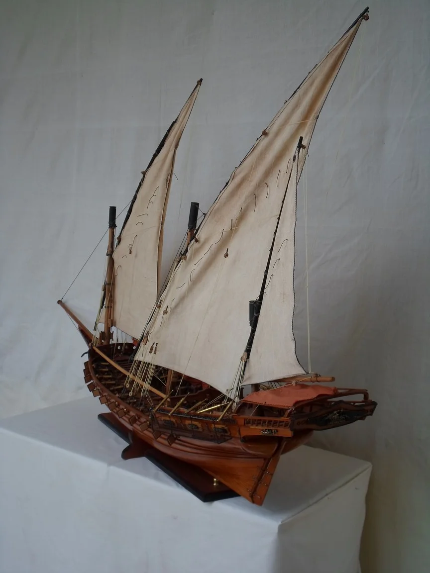 Xebec  Chebec (Xebec) Handcrafted Wooden Tall Ship Model