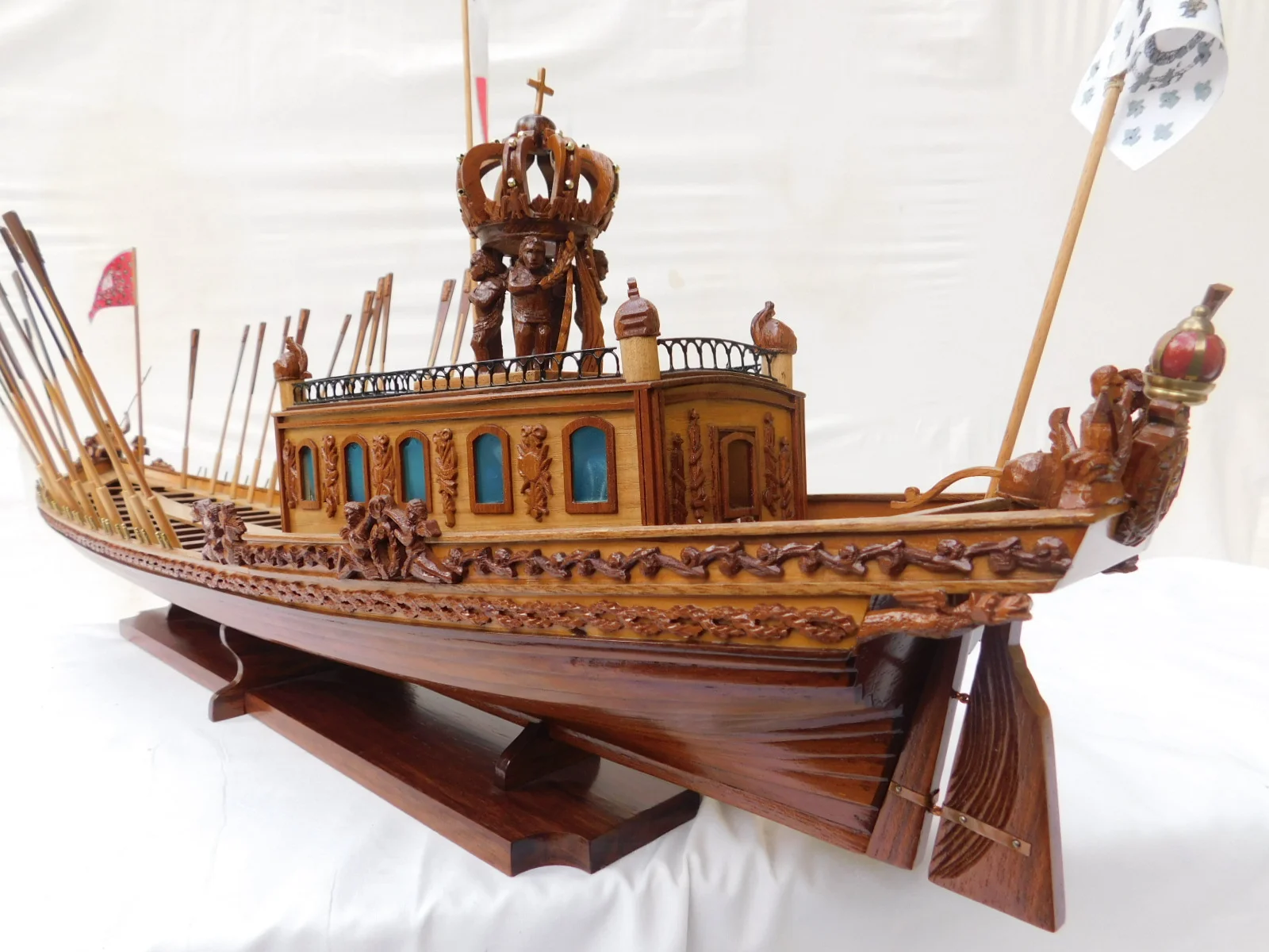 Le Canot Impérial de Napoléon - Maquette en bois - bobato ship models