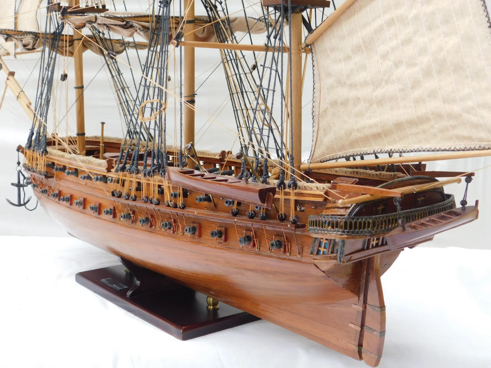 Belle Poule Handcrafted Wooden Ship Model3