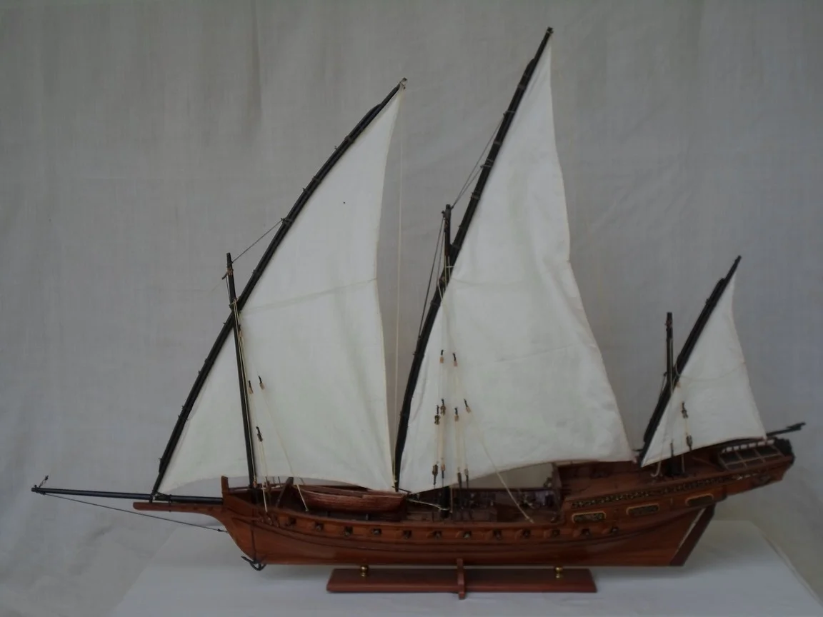 Chebec (Xebec) Handcrafted Wooden Tall Ship Model3d